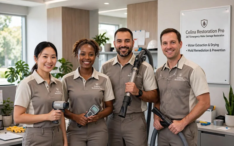 Celina Restoration Pro water damage restoration crew in Celina TX